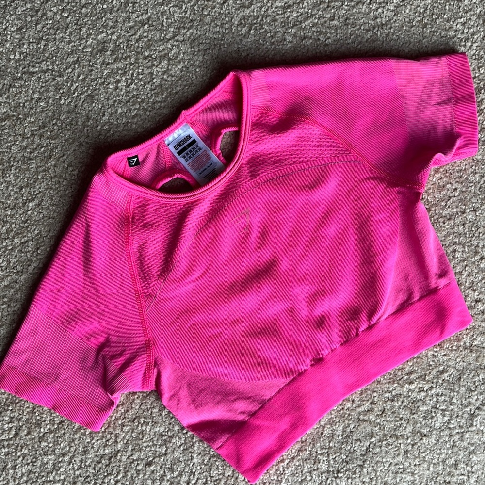 Hot Pink Gymshark Workout Top